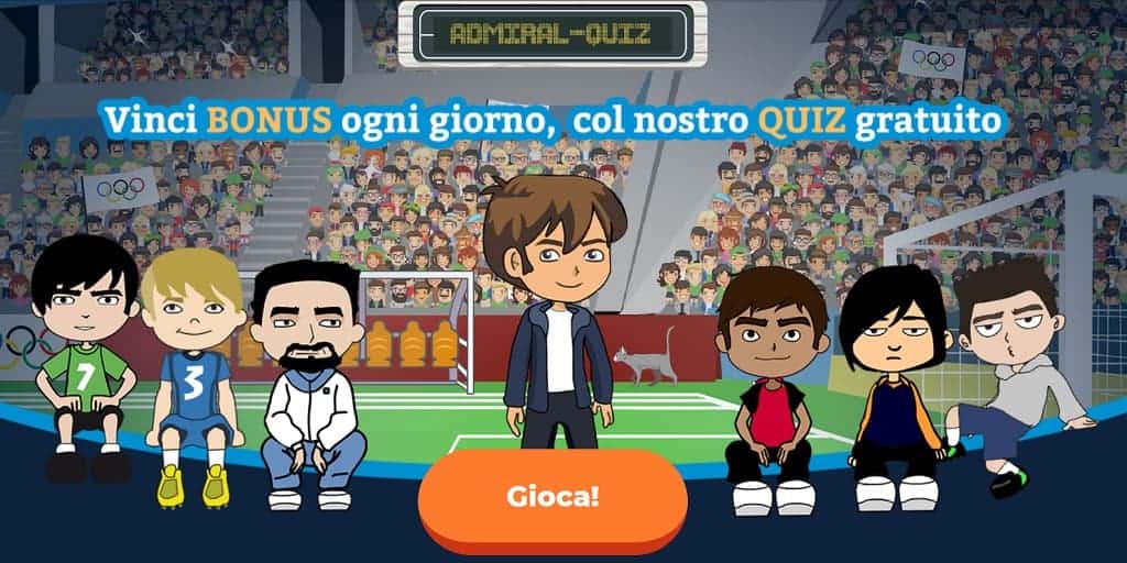 Torna l'Admiral Quiz di AdmiralYES