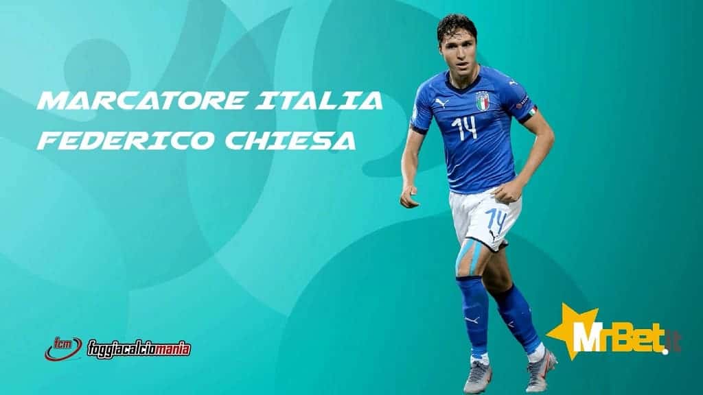 Il pronostico di Guida ai campionati europei, realizzato in collaborazione con Mr Bet per la puntata del 3 settembre 2021 - Federico Chiesa