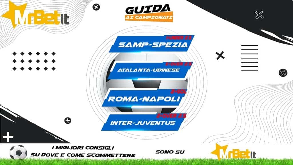 La Schedina di Guida ai campionati, realizzata in collaborazione con Mr Bet per la puntata del 21 ottobre 2021.