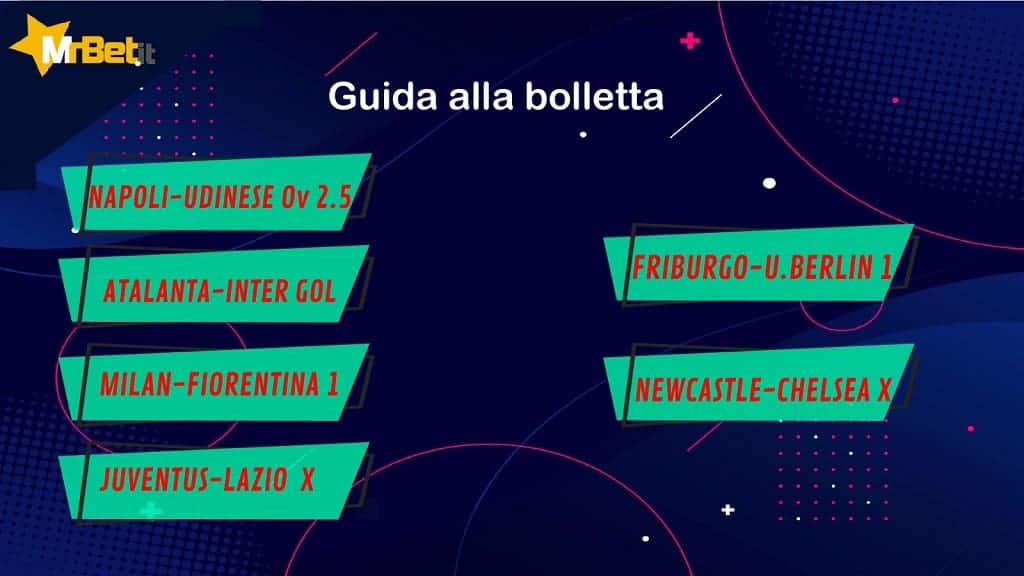 La schedina di Guida ai campionati, puntata dell'11 novembre 2022