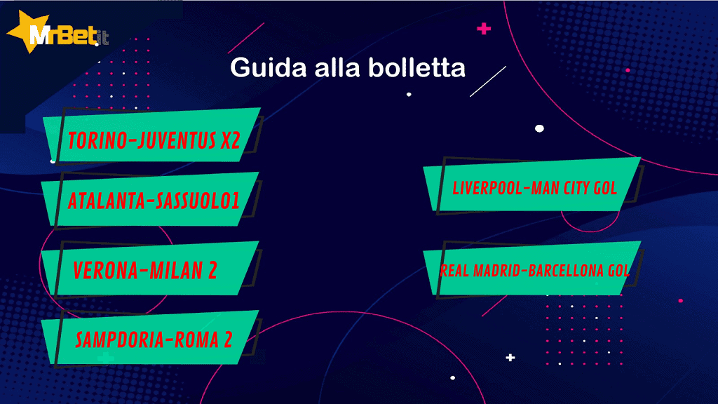 La schedina di Guida ai campionati, puntata del 13 ottobre 2022