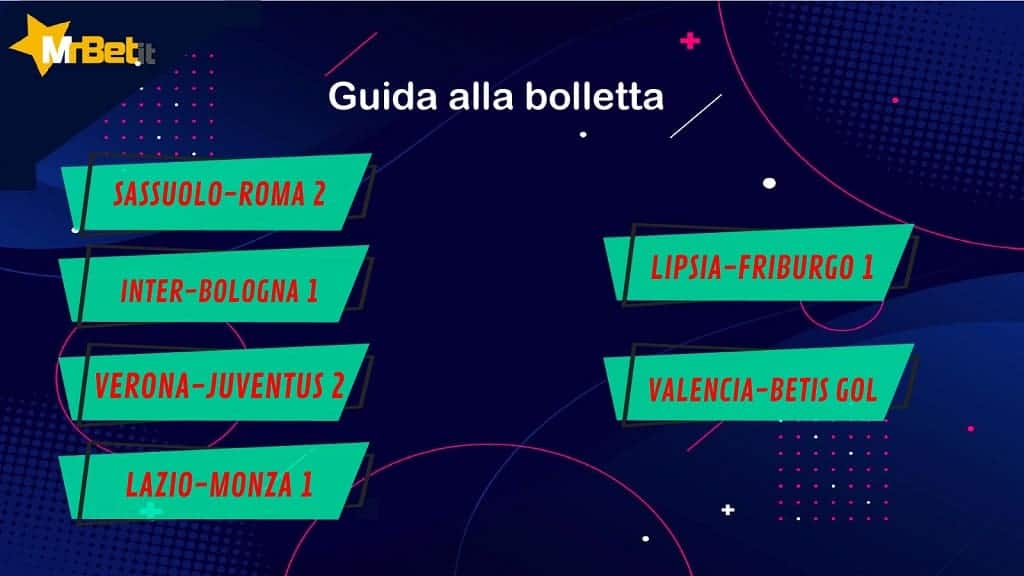 La schedina di Guida ai campionati, puntata del 7 novembre 2022